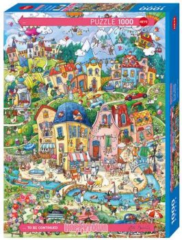 1000P HAPPY TOWN GOOD MORNING