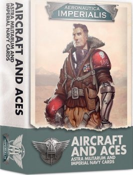 AIRCRAFT AND ACES - ASTRA MILITARUM & IMPERIAL NAVY CARDS 