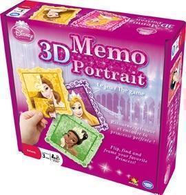 MEMO 3D PRINCESSES DISNEY