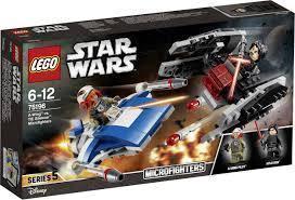 A-WING VS TIE SILENCER MICROFIGHT LEGO