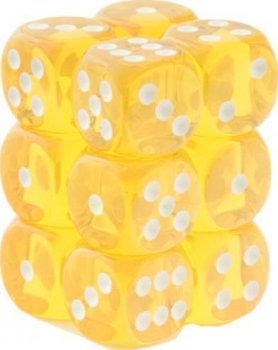 12D6 16MM JAUNE/BLANC