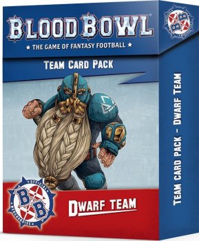 DWARF TEAM CARD PACK 2020 CARTES NAIN BLOODBOWL ANGLAIS