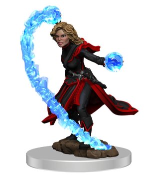 FEMALE HUMAN WIZARD PAINTED