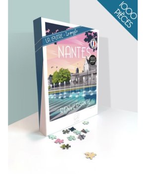 PUZZLE LA LOUTRE 1000 PIECES NANTES RENVERSANTE
