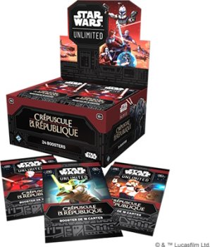 STAR WARS UNLIMITED BOOSTER SET 3 CREPUSCULE DE LA REPUBLIQUE
