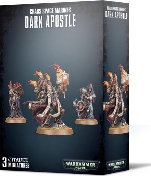 APOTRES NOIR - CHAOS SPACE MARINES (DARK APOSTLE)