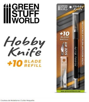 COUTEAU DE MODELISME + RECHARGE GSW