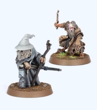 THRAIN THE BROKEN AND GANDALF THE GREY