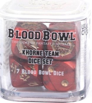 KHORNE TEAM DICE BLOODBOWL