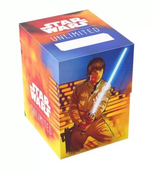 DECK BOX STAR WARS UNLIMITED LUKE SKYWALKER POUR 60 CARTES