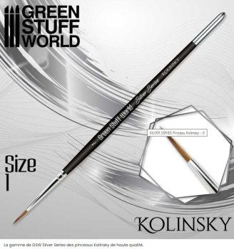 SILVER SERIES Pinceau Kolinsky - 1
