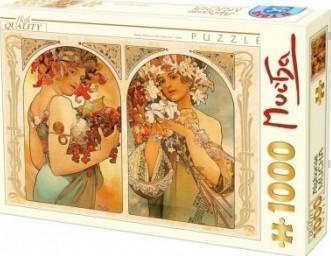 1000P FRUITS FLEURS (MUCHA)