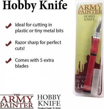 COUTEAU DE MODELISME (HOBBY KNIFE ARMY PAINTER)