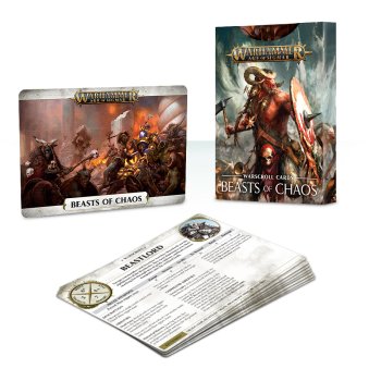 WARSCROLL CARDS : BEASTS OF CHAOS (VF)