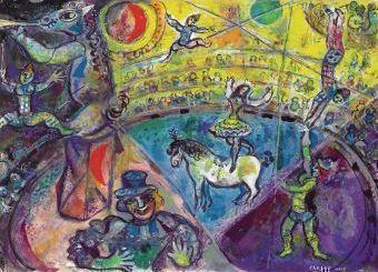 1000P LE CHEVAL DU CIRQUE (CHAGALL)