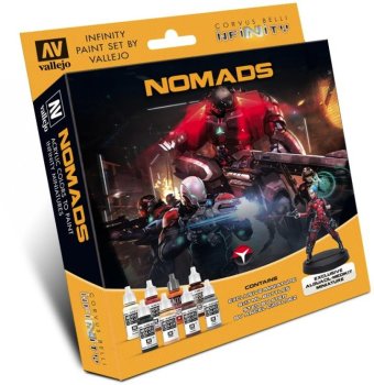 INFINITY - MODEL COLOR SET : INFINITY NOMADS EXCLUSIVE MINIATURE