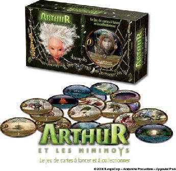 ARTHUR JEU DE CARTES A LANCER