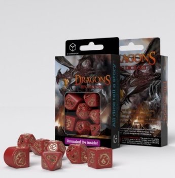 7 DES DRAGONS ROUGE/OR MODERNE