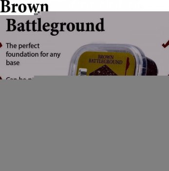 BROWN BATTLEGROUND ARMY PAINT.