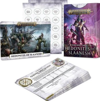 Cartes de Chartes d’Unité : Hedonites of Slaanesh (WARSCROLLS CARDS) 2021