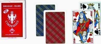 JEU DE 54 CARTES BICYCLE PRESTIGE BLEU 100% PLASTIQUE INDEX JUMBO