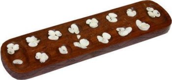 MANCALA PALISSANDRE COINS RONDS (AWALE)