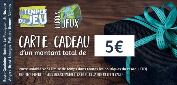 CHEQUE CADEAU 5 EUROS - NANTES