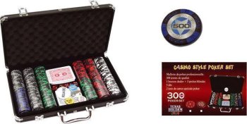 MALLETTE DE POKER 300 JETONS DE 14.5G CROWN