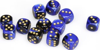 12D6 16MM NOIR-BLEU/OR