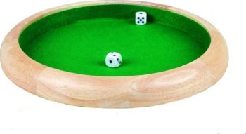 PISTE DE DES 29CM - ACAJOU