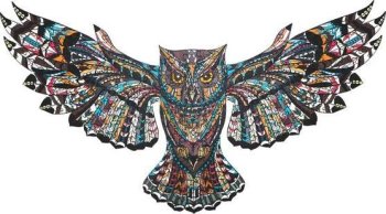 195P BOIS -HIBOU- PUZZLE WOODBEST