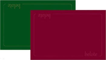 TAPIS BELOTE 40X60 FONCE VERT