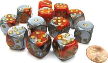 12D6 16MM ORANGE-ACIER/OR