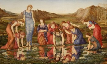 1000P LE MIROIR DE VENUS (Burne-Jones)