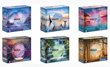 500P PUZZLE CALME (6 MODELES DIFFERENTS)