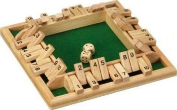 SHUT THE BOX 10 (4 JOUEURS) - MACAJOU