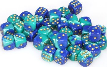 36D6 GEMINI BLEU SARCELLE / OR