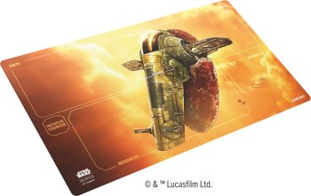 GAME MAT FETT’S FIRESPRAY avec ZONES de jeu - SW UNLIMITED