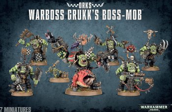 WARBOSS GRUKK’S BOSS-MOB - ORKS