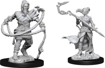 Stoneforge Mystic & Kor Hookmaster : Magic the Gathering Unpainted Miniatures