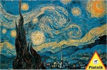 PUZZLE 1000 PIECES LA NUIT ETOILEE (VAN GOGH)