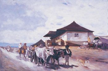 500P LE CHARIOTS A BOEUFS (GRIGORESCU)