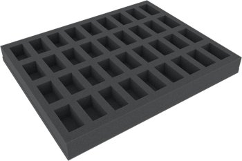 MOUSSE 35 MM 35 MM FULL-SIZE FOAM TRAY WITH 36 COMPARTMENTS