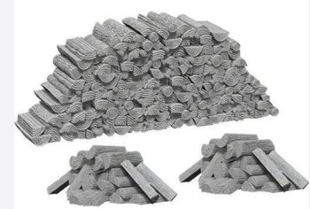 PILES OF WOOD