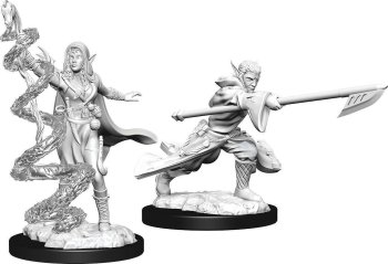 Joraga Warcaller & Joraga Treespeaker (Elves) - Magic the Gathering Unpainted Miniatures