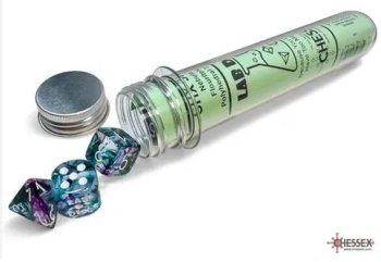 SET 8 DES NEBULA FLOURITE/BLAN