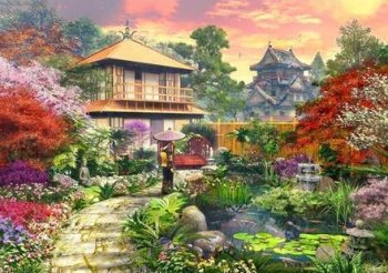 PUZZLE BOIS 40P JARDIN JAPON