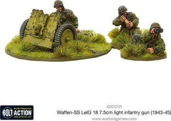 WAFFEN-SS LELG 18 7.5CM LIGHT INFANTRY GUN (1943-45)