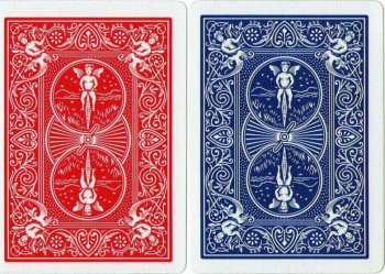 BICYCLE DOUBLE DOS ROUGE/BLEU