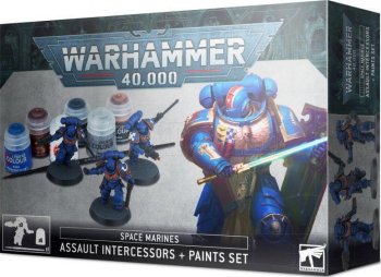 ASSAULT INTERSSESOR + PAINT SET - SPACE MARINES